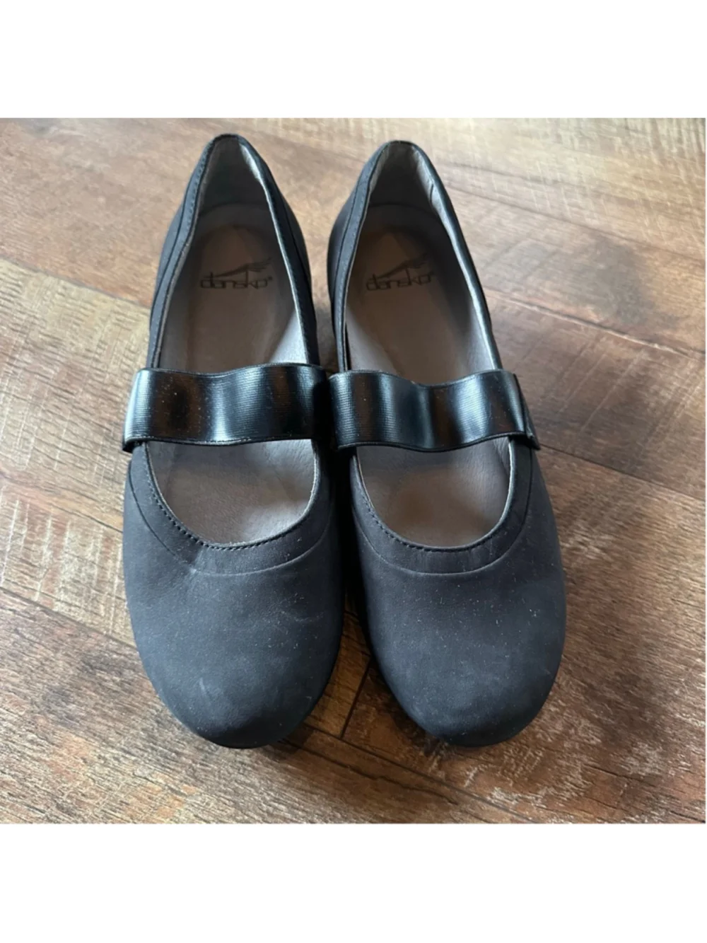 Women's Dansko Black Mary Jane Flats Size 5.5 Summer